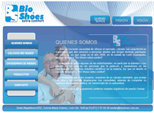 Tablet Screenshot of bioshoes.com.mx